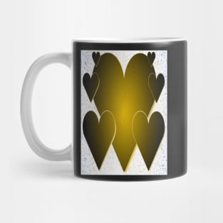 Hearts of Gold-Available As Art Prints-Mugs,Cases,Duvets,T Shirts,Stickers,etc Mug